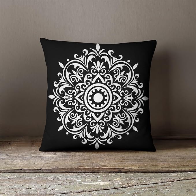 YKW 5 Pack Mandala Stencils for Painting, Large Half Mandala & Breathe Zen - Image 5