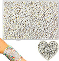 YMSDZHL Alphabet Beads A-Z 1300Pcs Letter Beads, Acrylic 4x7mm Round Letter by YMSDZHL