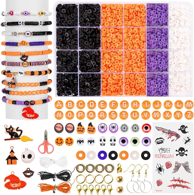 Goldwise Halloween Jewelry Making Bead Kit – 2 Storage Boxes by Goldwise