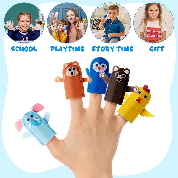 COcnny Animal Finger Puppets Crafts - Image 6
