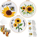 Louise Maelys 3 Sets Sunflowers Embroidery Kit by LouiseMaelys