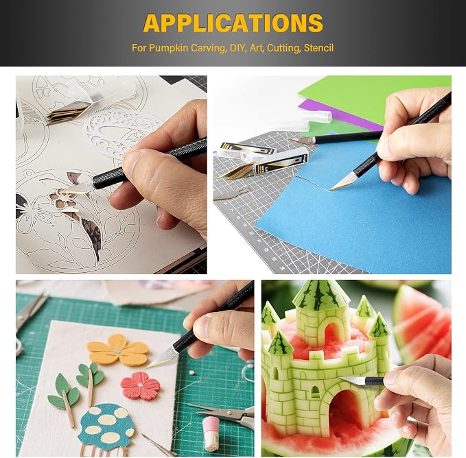 Gomake Exacto Knife Set 2PCS Precision Hobby Knife - Image 7