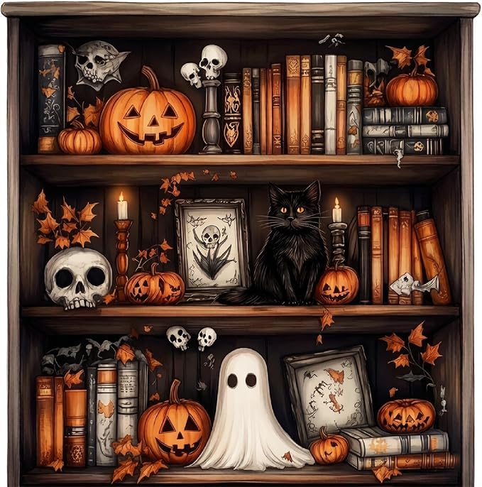 YERUOUIU Halloween Stamping Cross Stitch Kit, Ghost Counting Cross Stitch Kit by Unknown