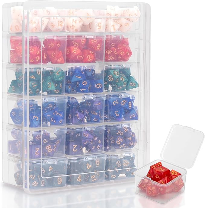Plastic Storage for 210 Dices, Display Case by KISLANE