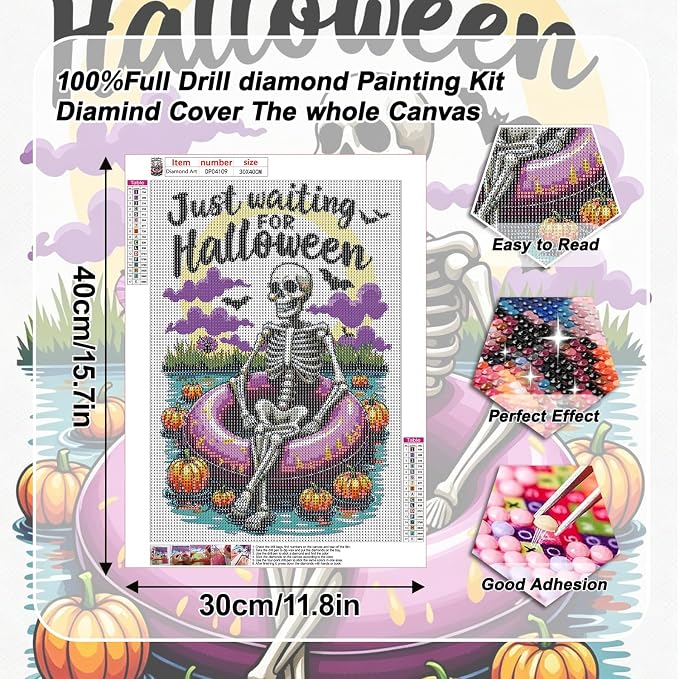 VeGuude Skull Diamond Painting Kits - Image 3