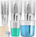 Epoxy Measuring Cups, Resiners 50pcs Resin Mixing Cups by Resiners