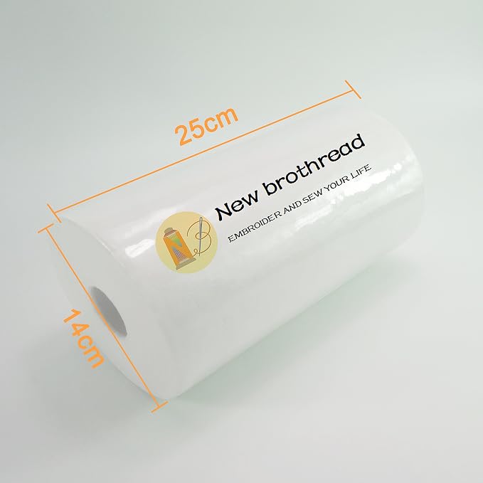 New brothread Cut Away Machine Embroidery Stabilizer Backing 10" x 50 Yd roll - Image 2