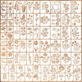 80Pcs Stencils for Painting, Stencils for Crafts Reusable Flower Wall Stencils by WSICSE