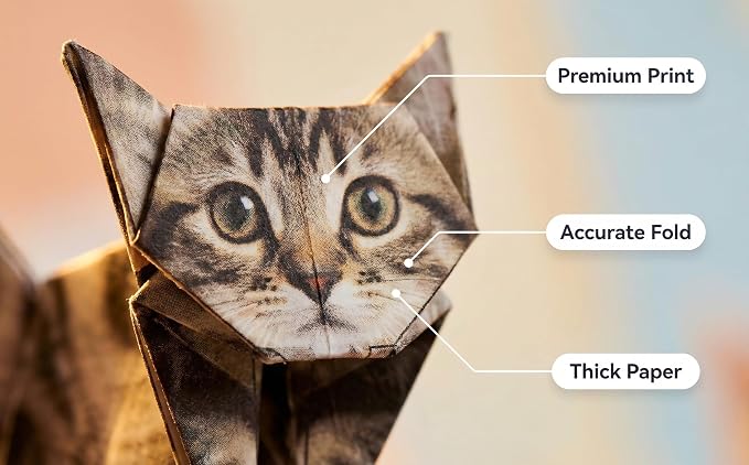 DIY Paper Cats Origami Kit, Fun Creative Art Project, Creative Handicraft Gift - Image 3
