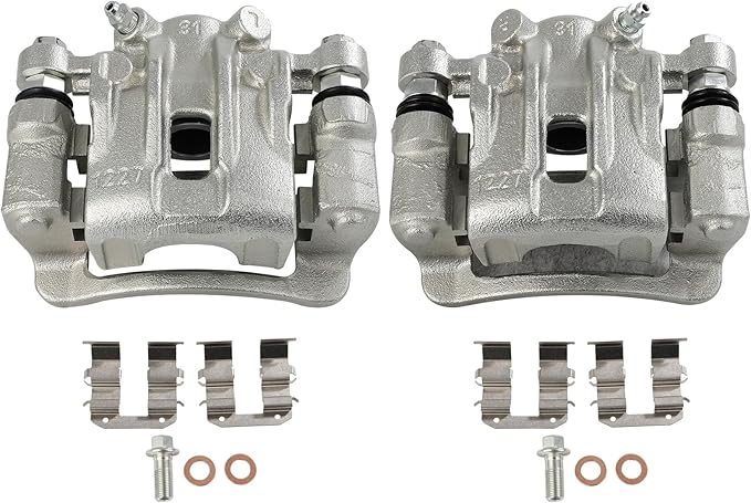 SCITOO 19B3477A 19B3476A Rear Left & Right Disc Brake Calipers Assembly w/Bracket For Hyundai For Elantra 2009-2012