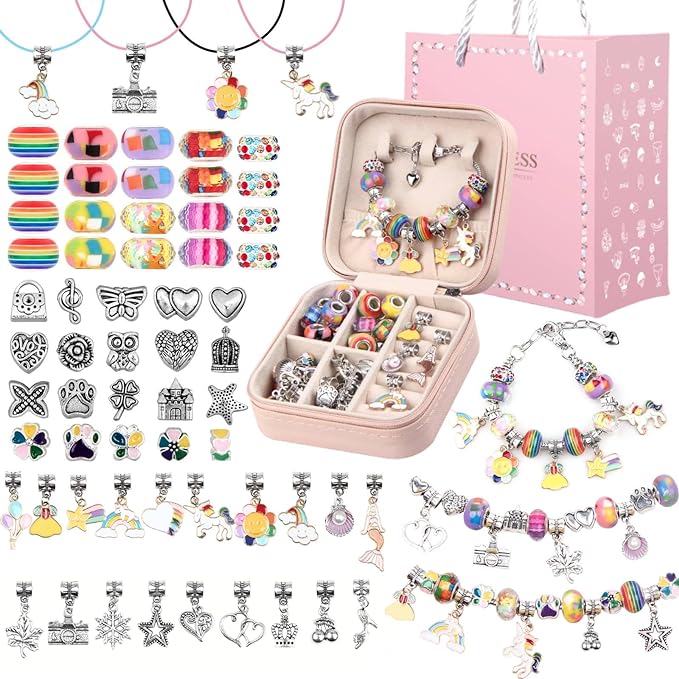 UFU Charm Bracelet Making Kit, Jewelry Making Kit Craft Gift by UFU