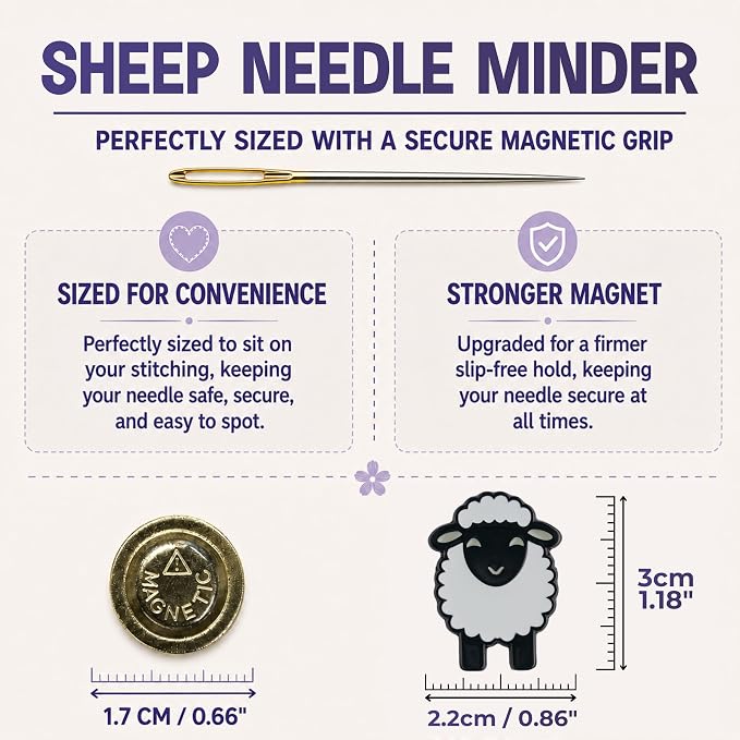 The Quilted Bear Needle Minder - Image 2