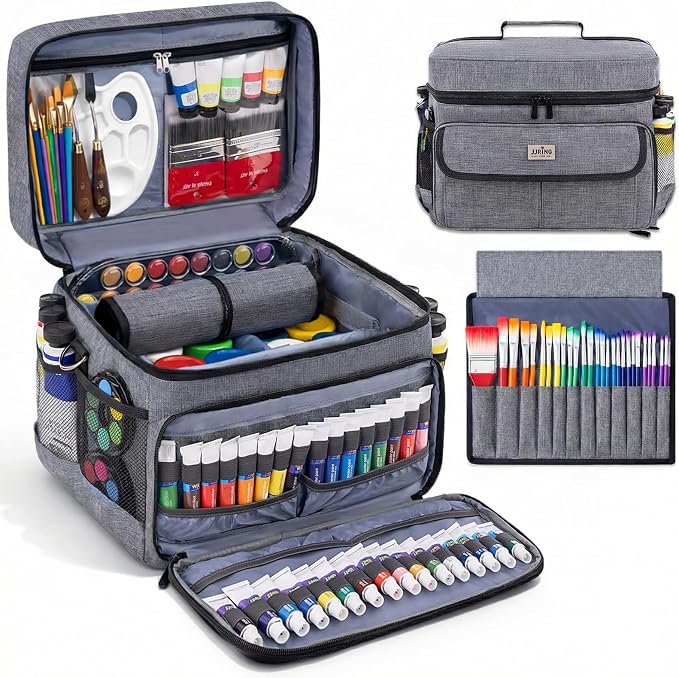 JJRING Acrylic Paint Organizer Bag by JJRING