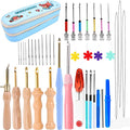 44 Pcs Punch Needle Embroidery Kit Punch Needle Kit Adult Beginner Punch Needle by Unknown