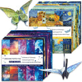 Origami Paper Kit 100 Sheets 6 Inch Square Double Sided Color 20 Vivid Colors by Bestartsuppliesforyou
