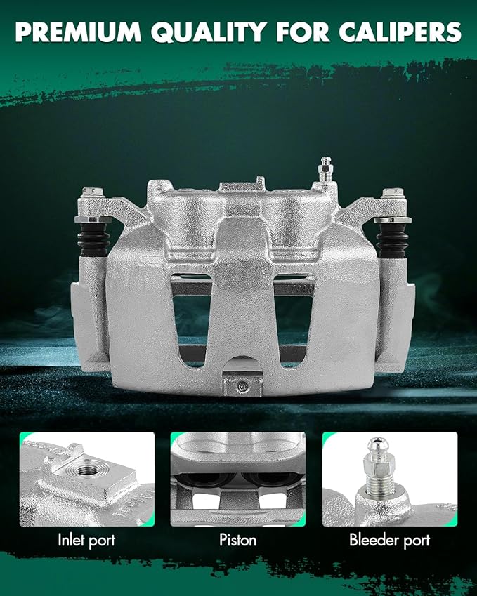 SCITOO 18B5402 Front Left Disc Brake Caliper Assembly w/Bracket For Chrysler For Pacifica/For Town & Country/For Voyager,For Dodge For Grand Caravan,For Ram For C/V,For Volkswagen For Routan