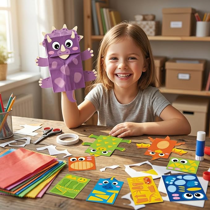WATINC 9Pack Hand Puppet Art Craft - Image 4