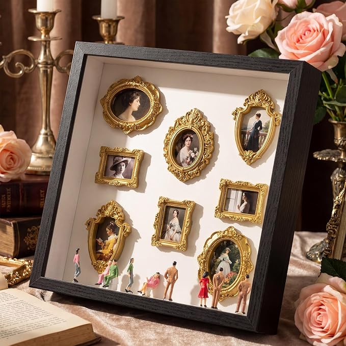 Lineshading DIY Mini Silhouette Shadow Box Museum Frame Kit - Image 2