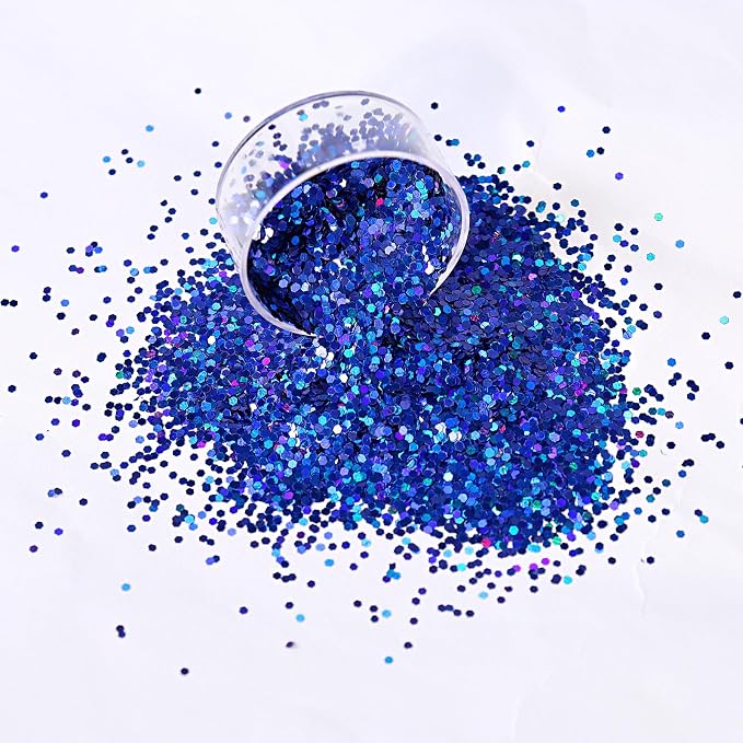 1mm Holographic Hexagon Chunky Glitter - Image 3