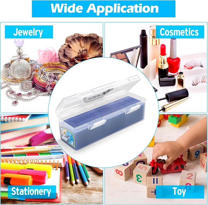 SUNEZLGO Storage Box For Toploader, Trading Card Storage Box Plastic, Playing - Image 7