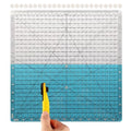 Quilting Ruler, 12.5 x 12.5 Inches, Slotted Design by Unknown