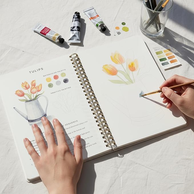 Beautiful Watercolor Workbook for Beginners - Image 4