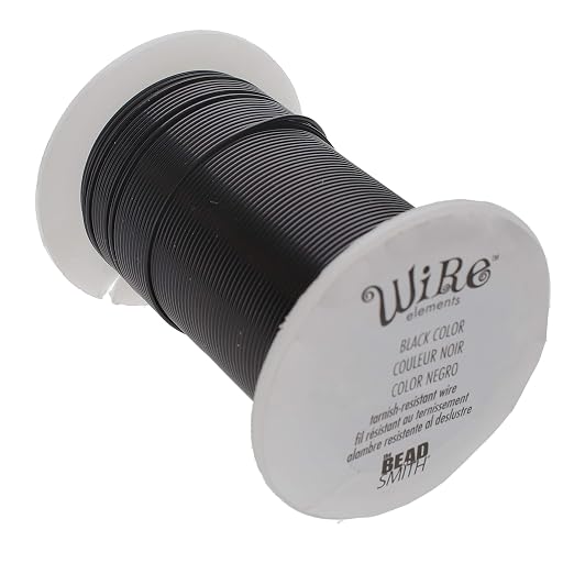 The Beadsmith Wire Elements 22-Gauge Lacquered Tarnish-Resistant Copper Wire by TheBeadsmith