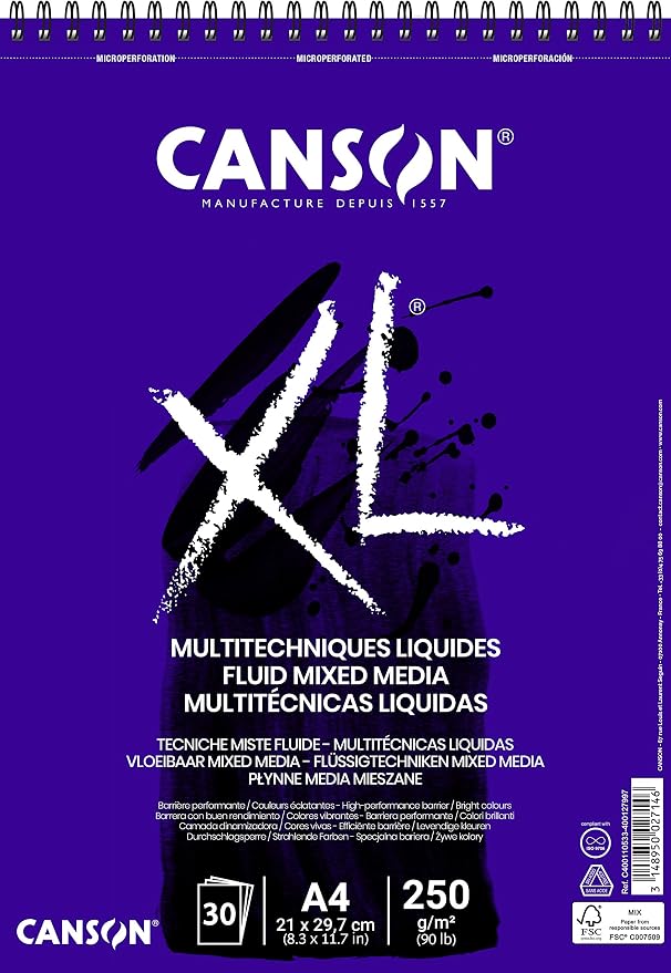 CANSON XL® Fluid Mixed Media Pad by Unknown