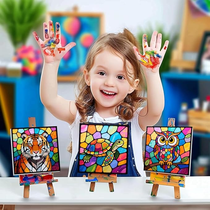 cviokrdu 4 Pack Paint by Numbers Kit - Image 4