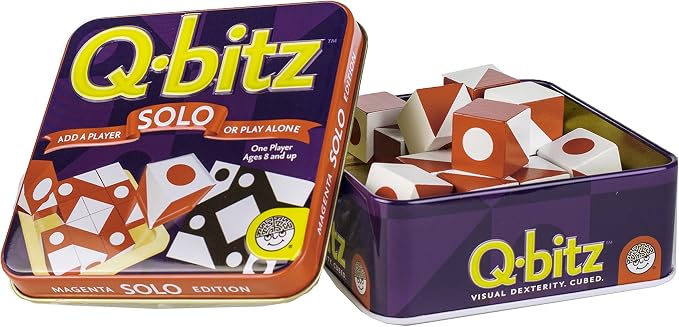 MindWare Q-bitz Solo Visual Puzzle Game, Fast Pattern Matching Logic Game - Image 4
