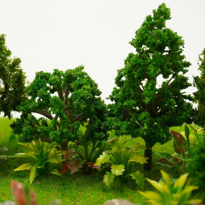 88pcs Model Trees Mixed Miniature Plants Model Train Scenery Architecture Trees - Image 4