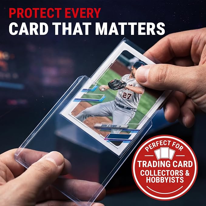 Ultra Pro Toploaders and Card Sleeves Bundle – 3" x 4" Clear Regular Toploaders - Image 2
