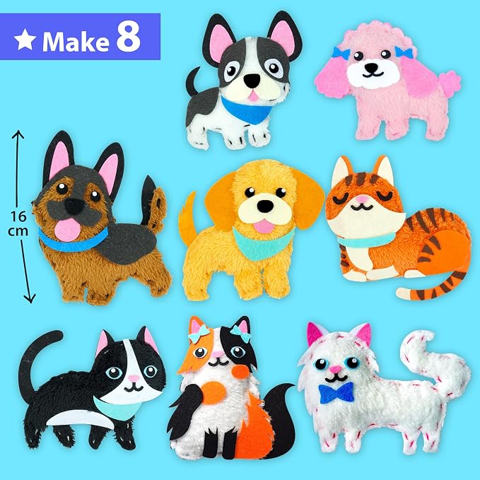 KRAFUN Puppy & Kitten Sewing Kit - Image 3