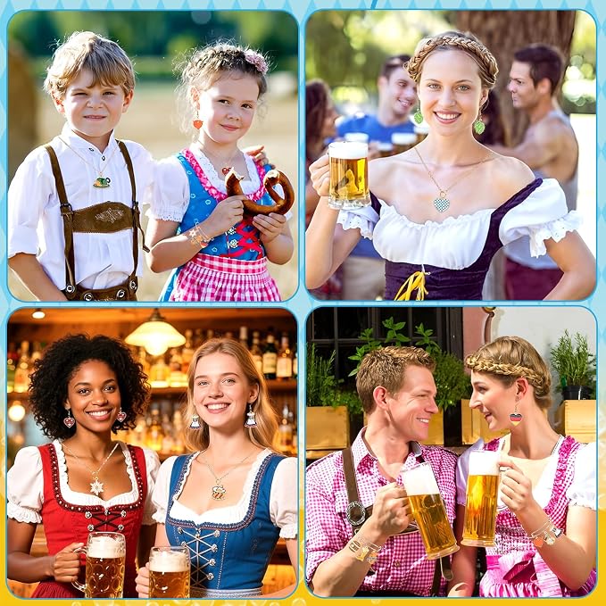 MARFOREVER 40Pcs/20 Pairs Oktoberfest Charms - Image 7