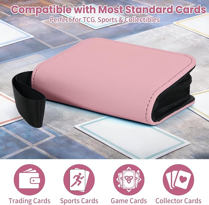 Mini Trading Card Binder Album, 1 Pocket Card Binder - Image 6