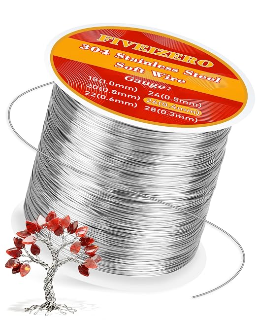 FIVEIZERO 26 Gauge 304 Stainless Steel Wire by FIVEIZERO