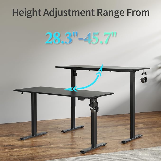 Agilestic Electric Standing Desk, 40 x 24 Inches Height Adjustable Desk - Image 8