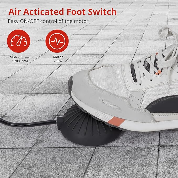 75Ft 3/8 Inch Electric Drain Cleaner Machine Auto Feed Drain Auger for 1 to 4 Inch Pipes Professional Sewer Snake with 4 Cutters Gloves Heavy Duty Clog Remover