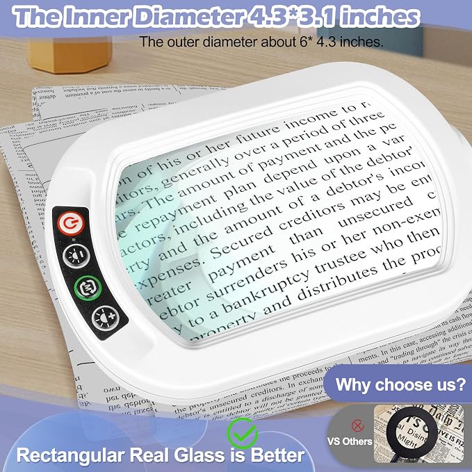 Drdefi 12X Square Magnifying Glass - Image 2