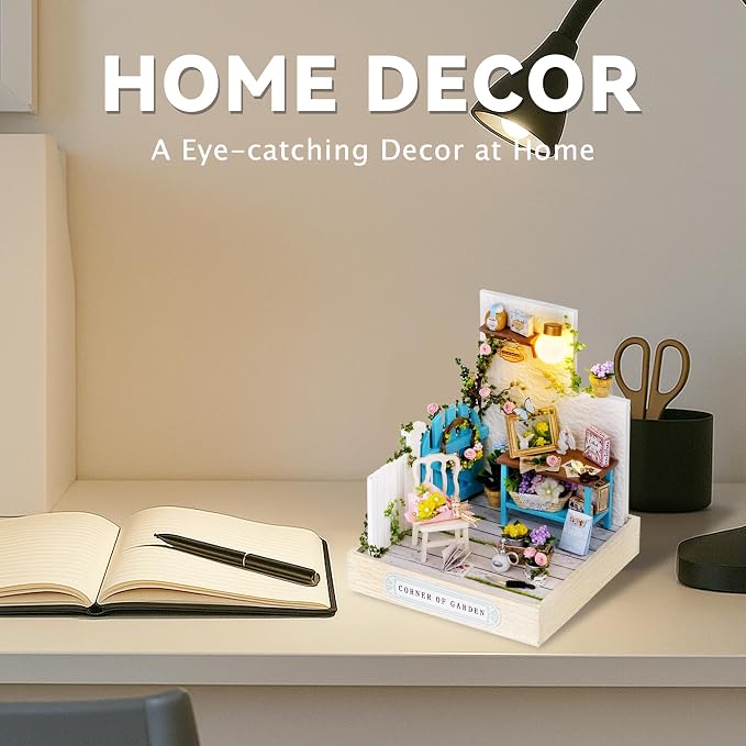 Flever Dollhouse Miniature DIY House Kit Creative Room - Image 9