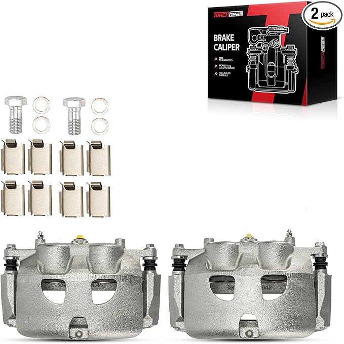 Torchbeam Front Brake Calipers Set for Ford F-150 2012-2020, Front Left and Front Right Calipers Replace # 18B5404+18B5405