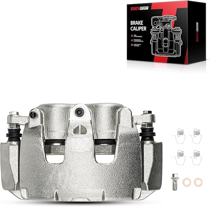 Torchbeam Front Brake Caliper Left for Dodge 2006-2008 Ram 1500 5.7L, Dodge 2005-2008 Dakota, Dodge 2006-2008 Ram 1500 4.7L, Front Left Caliper Replace # 18B5009