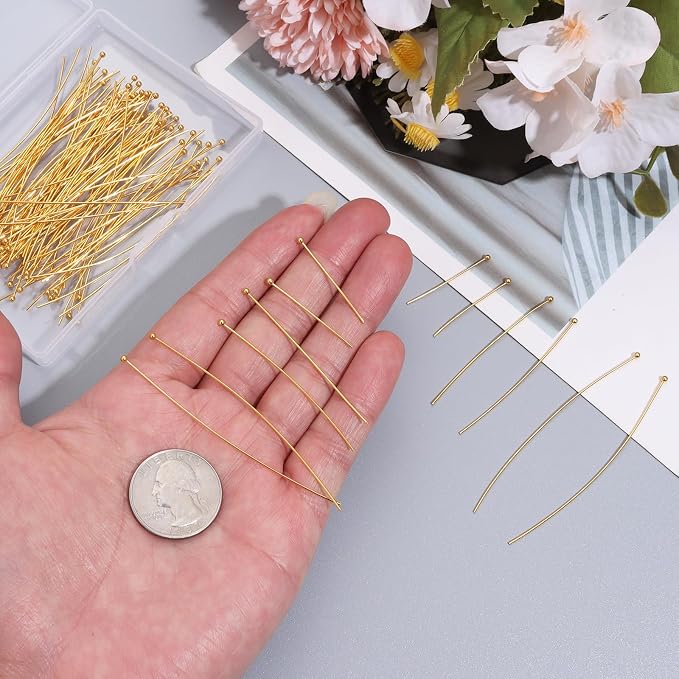 400 PCS 30mm 50mm 70mm Mixed Length Ball Pins - Image 4