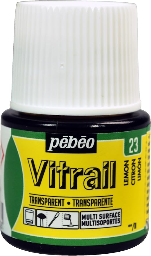 Pebeo Vitrail, Stained Glass Effect Paint, 45 ml Bottle by Unknown