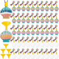 ZAVOOS 50 Pack Sand Art Bottles, Shell Shaped Plastic Craft Collection Bottle by YouroasisForallofusCreatingsharedcomfortforeveryhome