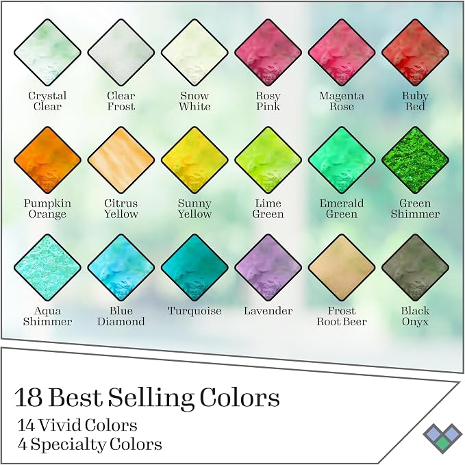 Gallery Glass Window Acrylic Craft Paint Set Formulated to be Non-Toxic - Image 2