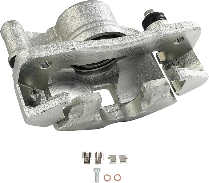 SCITOO 19B1380 Front Left Disc Brake Caliper Assembly w/Bracket For Honda For Civic 1990-2000,For Honda For Civic del Sol 1993-1997,For Honda For CRX 1990-1991