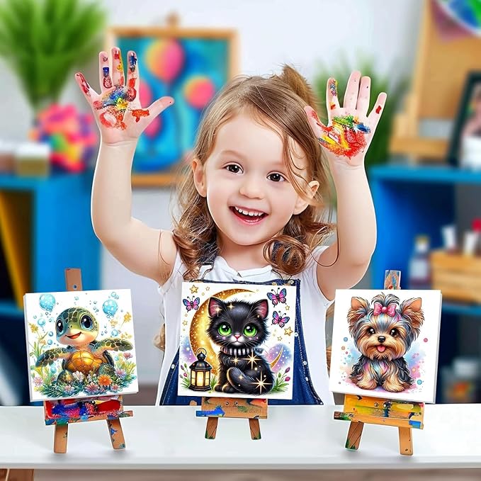 cviokrdu 4 Pack Paint by Numbers Kit - Image 4