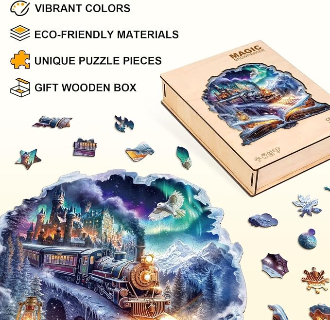 Magic Snowpiercer Puzzles Adults Gifts - Image 2