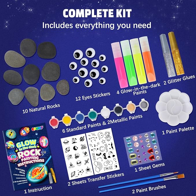 EPUMP Rock Painting Kit for Kids - Image 6